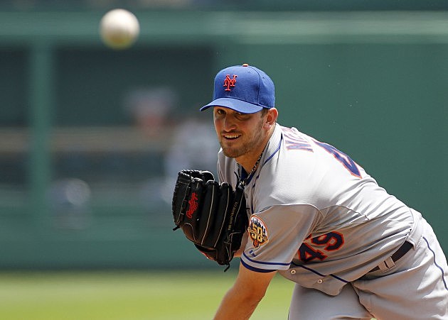 PITTSBURGH, PA - MAY 23: Jonathon Niese #49 of the New York Mets pitches against the Pittsburgh Pirates during the game on May 23, 2012 at PNC Park in Pittsburgh, Pennsylvania. (Photo by Justin K. Aller/Getty Images)