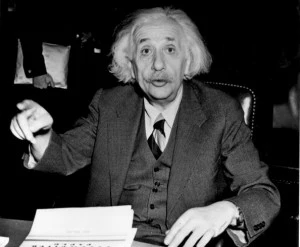 Albert Einstein by Central Press Hulton Archive Getty Images