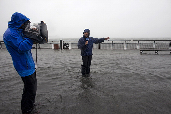 Jim Cantore Reports On Hurricane Irene For The Weather Channel Jim Cantore