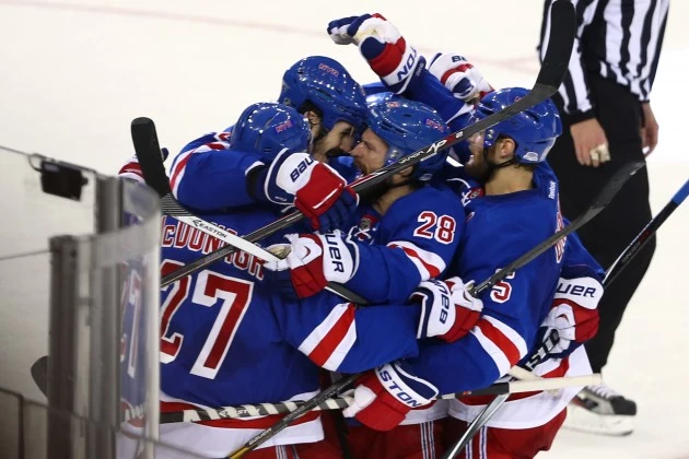 Montreal Canadiens v New York Rangers -during Game Six of the Eastern Conference Final in the 2014 NHL Stanley Cup Playoffs at Madison Square Garden on May 29, 2014 in New York City. Montreal Canadiens v New York Rangers -during Game Six of the Eastern Conference Final in the 2014 NHL Stanley Cup Playoffs at Madison Square Garden on May 29, 2014 in New York City.