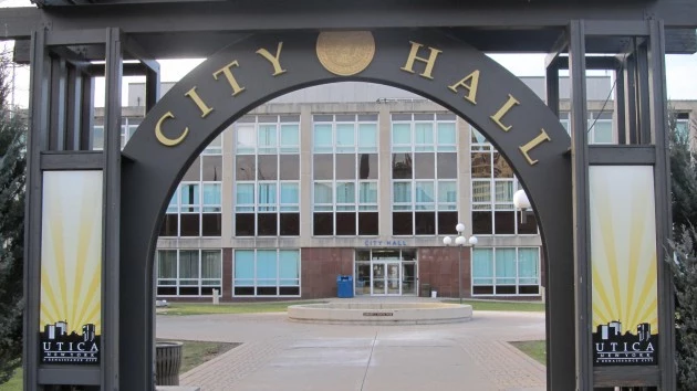 Utica City Hall Arch by Gino Geruntino WIBX