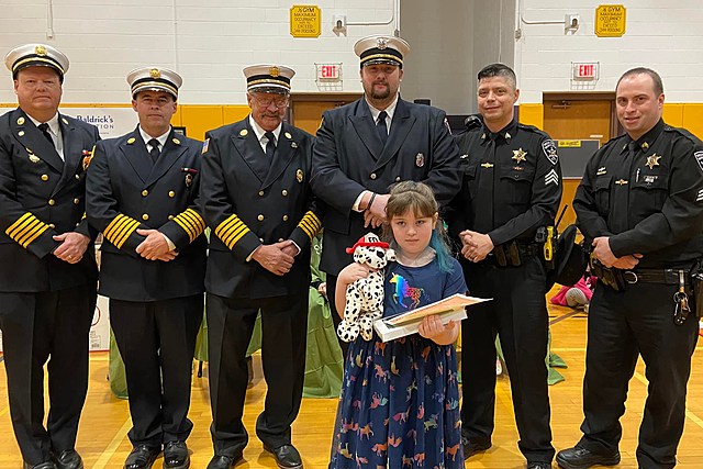 Oriskany Falls Elementary School Student Honored For Saving Lives In A Fire
