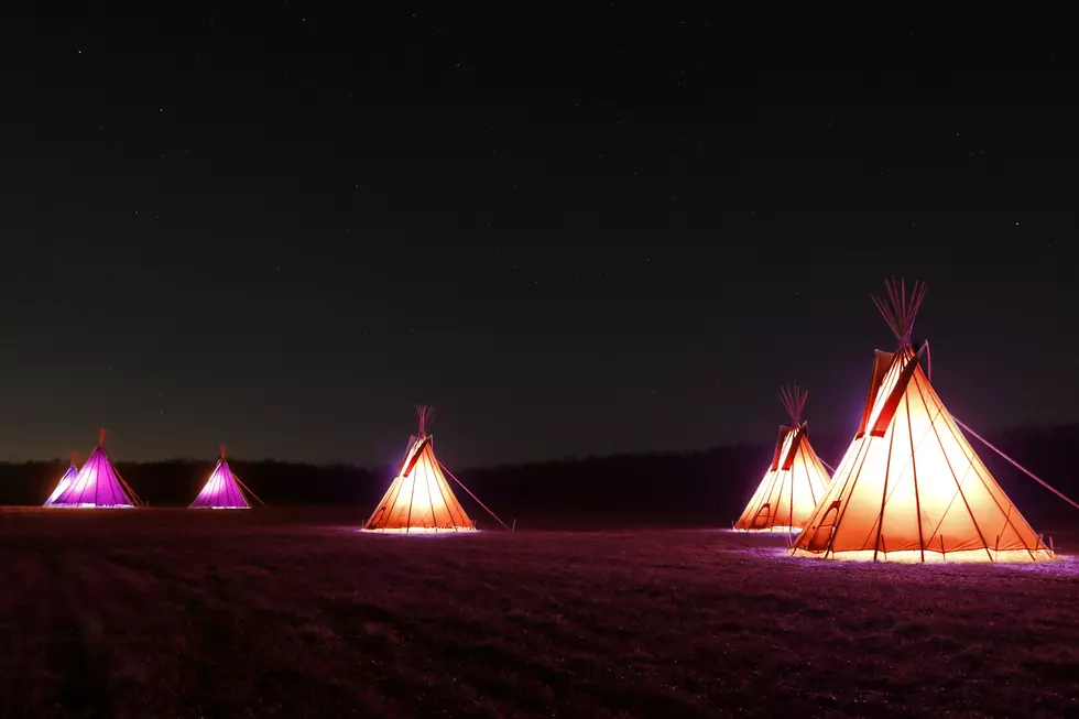 What Are the Lighted Teepees Off I-90 Near Turning Stone