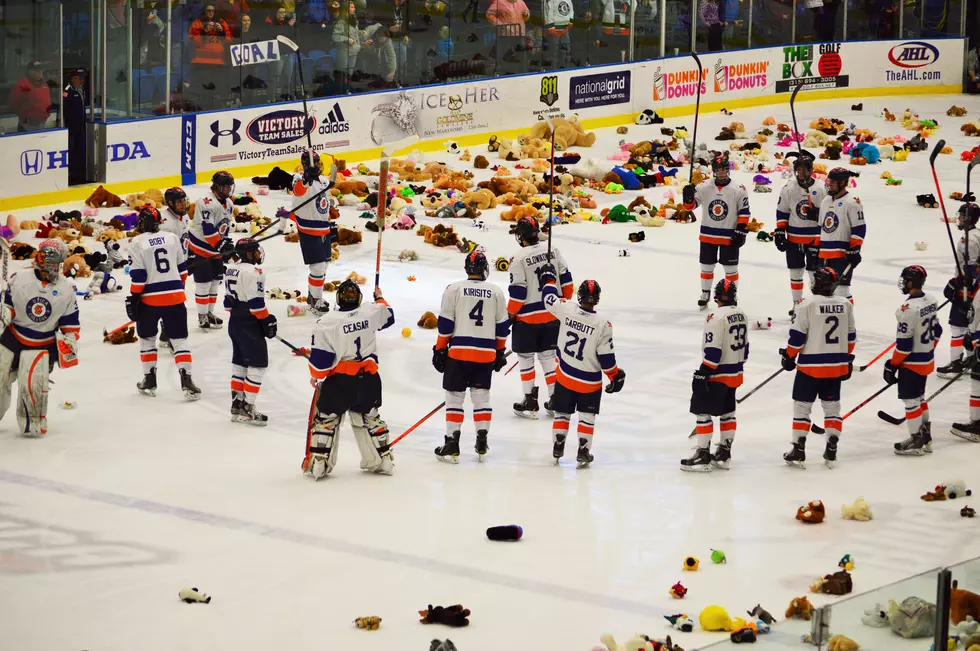 20th Anniversary New York Sash Teddy Bear Toss This Saturday