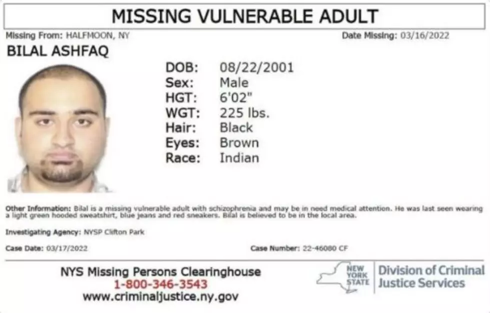 Police Searching for Missing Vulnerable Adult from Clifton Park, Halfmoon Area